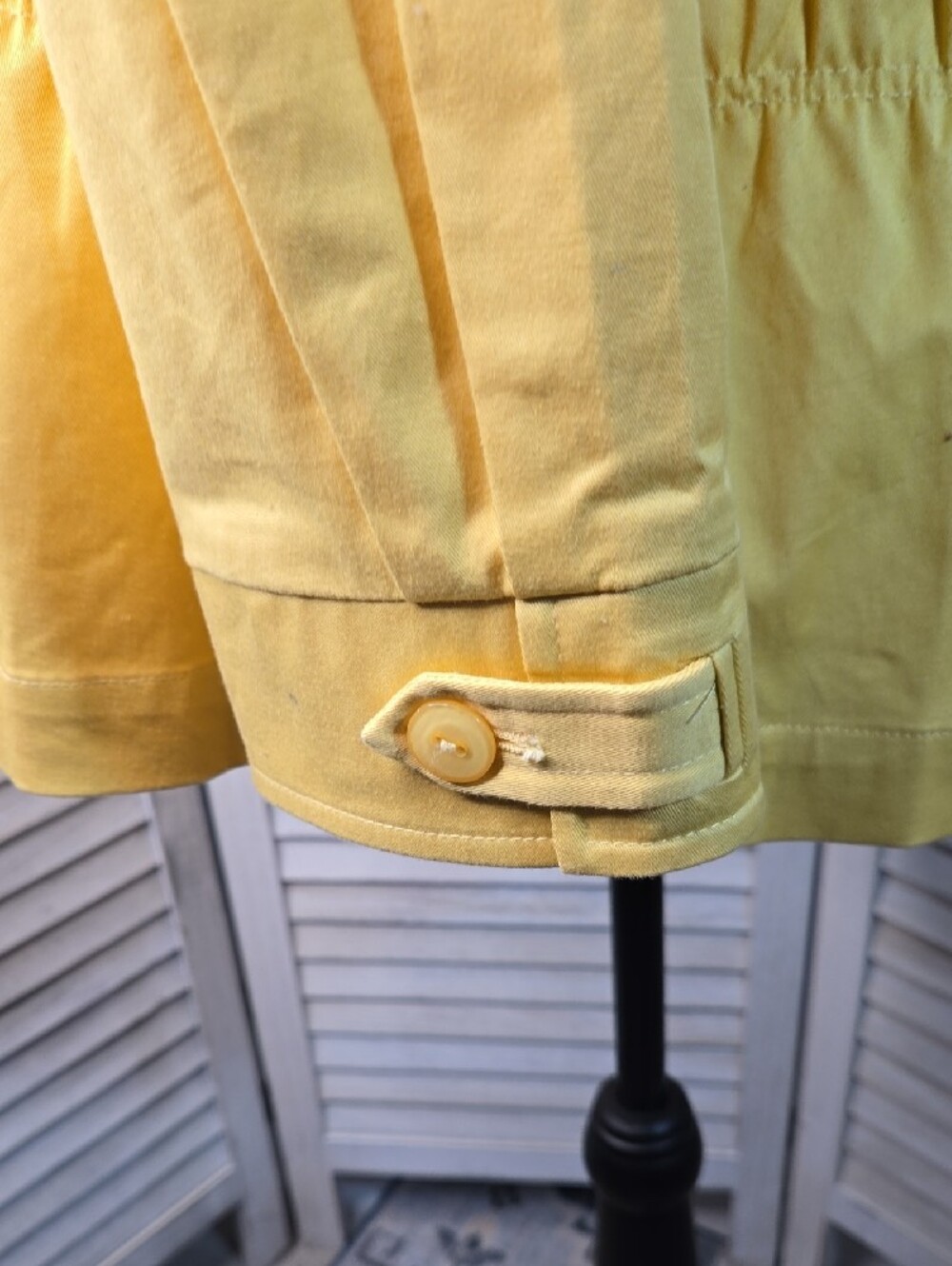 Joan Rivers Jacket Blazer Button-Front Lightweight 3/4 Sleeve Unlined Yellow - Picture 4 of 11